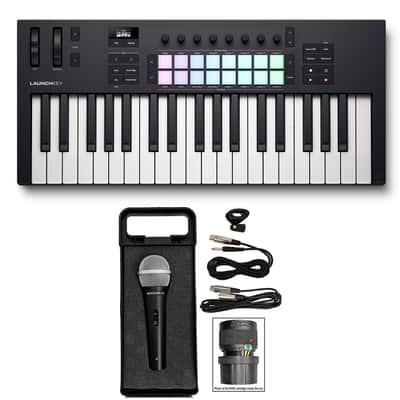 Novation LAUNCHKEY 37 MK4 37-Key USB MIDI Ableton Keyboard Controller+Microphone image 1