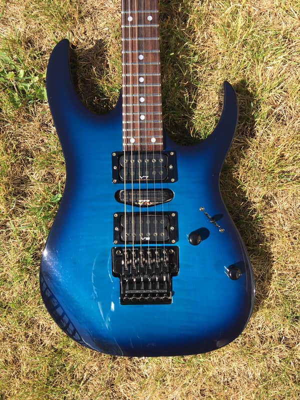 Ibanez RG 570 FM 1992 Transparent Blue (TB) | Reverb