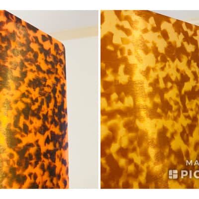 100% Cellulose Acetate Sheet Tortoise guitar pickguard material celluloid image 2