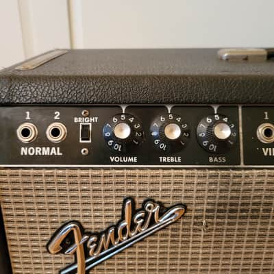 1967 Fender Pro Reverb Black Panel 40-Watt 2x12" image 2