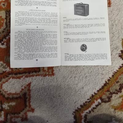 Valco, Supro, National Electric Amplifier Manual 1950s 1960s image 2