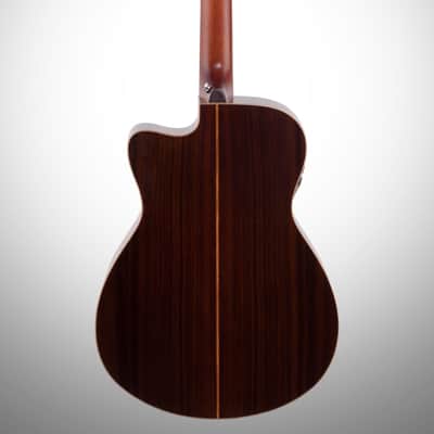 Yamaha AC3R Acoustic-Electric Guitar (with Gig Bag), Vintage Natural image 6