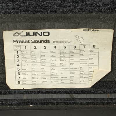 Roland Juno-1 61-Key Synthesizer VINTAGE image 11