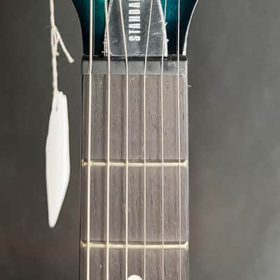 Schecter Solo-II Standard Electric Guitar Ocean Blue Burst Burl Finish image 9