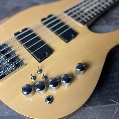 Butterfly Five String Bass Neck Tru 2020 - Natural image 6