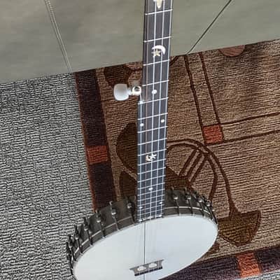 SS Stewart Orchestra Model Carved Scroll 5St Banjo 1890 image 9
