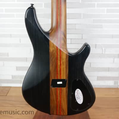 Schecter CB-5 Charles Berthoud Signature Bass Left Handed - See-thru Black Satin image 8