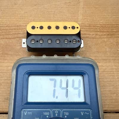 Vintage 1980 Gibson Tim Shaw PAF Humbucker Pickup Black and Cream Zebra Made in USA Patent No 2737842 image 8