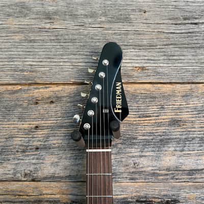 Friedman Vintage S Aged Guitar - Silver Metallic Stars Over Black (Medium Aging) image 5