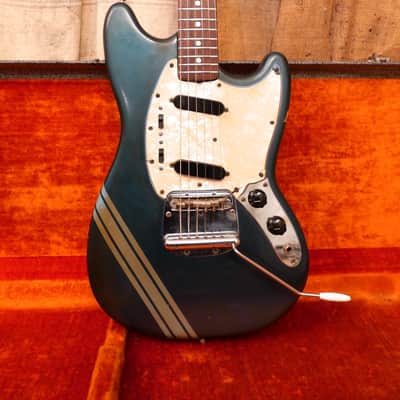 Fender Competition Mustang 1972 - Burgundy Blue image 3