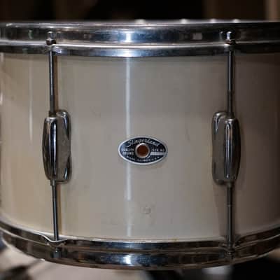 Slingerland 12/14/20/5x14" Stage Band Drum Set - 1970s Gloss White image 4