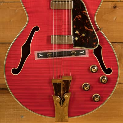 Ibanez GB10SEFM George Benson Hollow Body - Ebony - Sapphire Red image 1