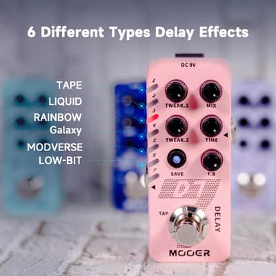 MOOER D7 Delay Guitar Pedal with 6 Different Delay Tape And 150s Looper Recording (Price includes the import duty for US buyer) image 2