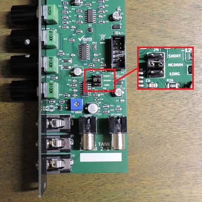 G-Storm Electro Spring Tank Reverb Driver ver 2.1 BLACK Eurorack Module Only image 3