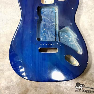 Guitar Fetish Paulownia ULTRA Lightweight Stratocaster Guitar Body (2000s, Sapphire Trans) image 2