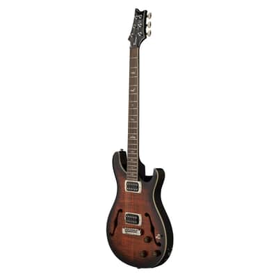 PRS SE Ed Sheeran Hollowbody Baritone Piezo Orange Tiger Smokeburst image 4