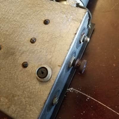 Victor Early Rare model A projector tube amp 6V6? Animatophone 40A? 1930s - Silver wrinkled paint image 11