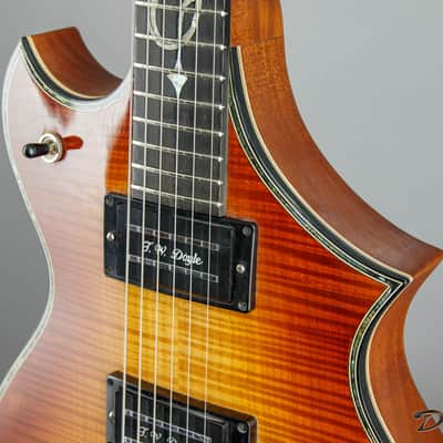 1998-2000 Harvey Leach Dragon, Mahogany/Maple/TW Doyle Pickups image 12