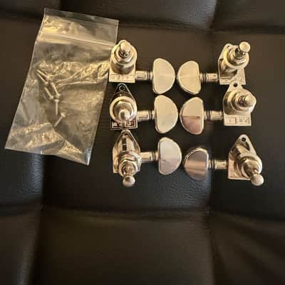 Grover Rotomatic 3+3 Tuning Machines - Chrome image 2
