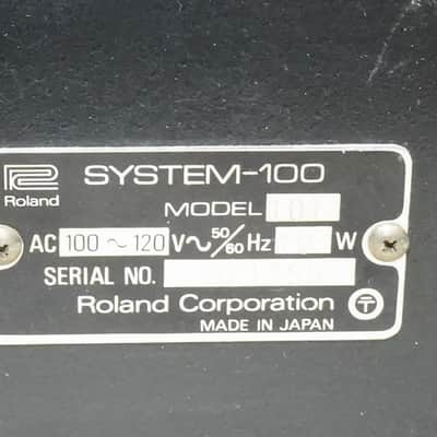 Roland System 100 Model 101 37-Key Synthesizer 1975 - 1979 - Black image 4