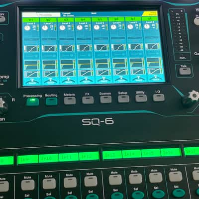 Allen & Heath SQ-6 48 Ch/36 Bus Digital Mixer w/ Road Case, Cover + iPad Holder image 12