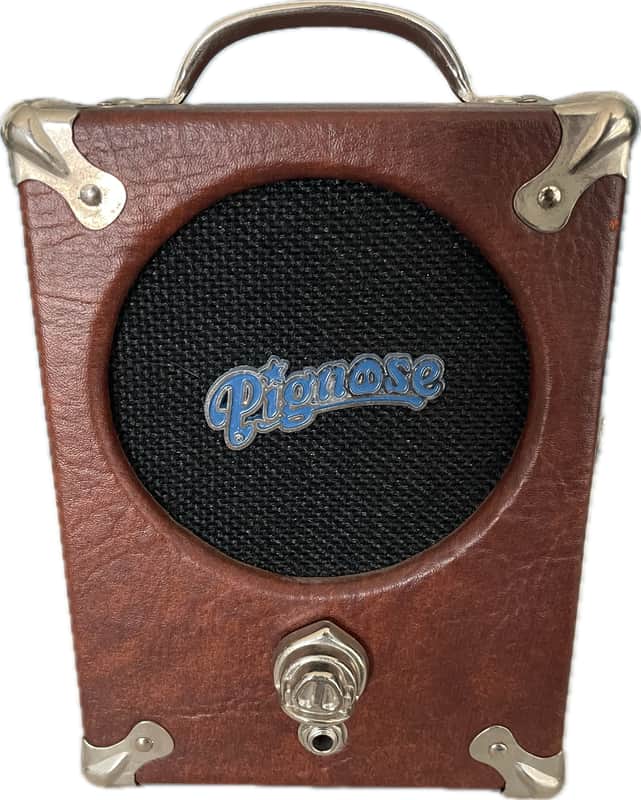 1970s Pignose 7-100 Red Label Portable Guitar Amplifier – USA Made – Original AC Adapter – Excellent Condition image 1