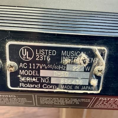 Roland D-50 61-Key Linear Synthesizer - Black image 8
