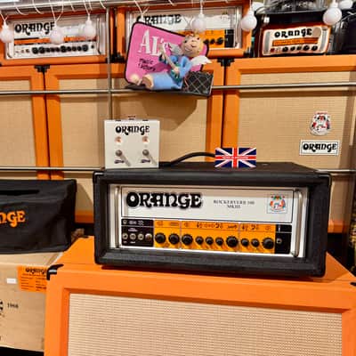 Orange Amplification SUPER STACK ROCKERVERB 100 H & PPC412 Cabinet 4x12” Made in UK image 2