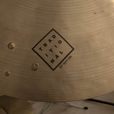 Istanbul Agop 26" Traditional Dark Ride Cymbal USED image 3
