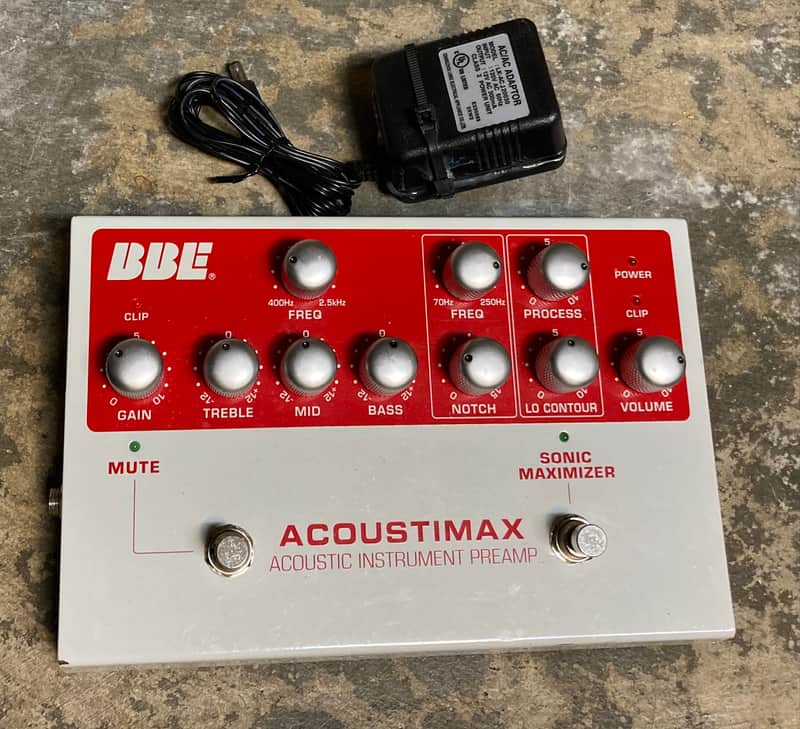 BBE Acoustimax Sonic Maximizer Instrument Preamp Pedal | Reverb