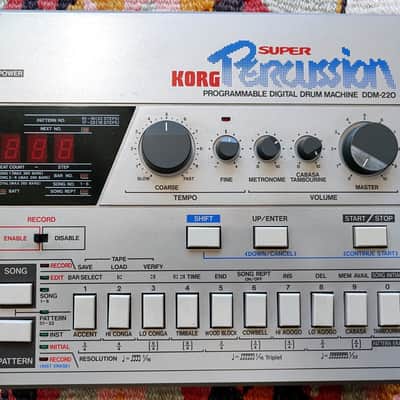 Korg DDM-220 Super Percussion Programmable Digital Drum Machine