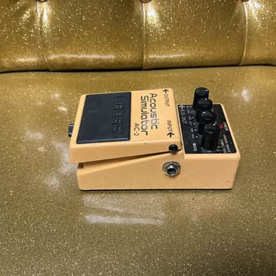 Boss AC-2 Acoustic Simulator (Silver Label) 1997 - 2006 - Yellow used image 2