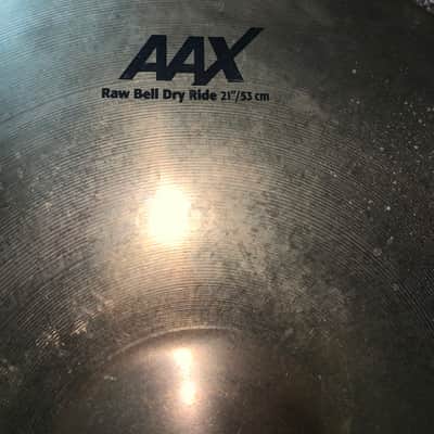Sabian 21" AAX Raw bell dry Ride Cymbal 2002 - 2018 - Natural image 2