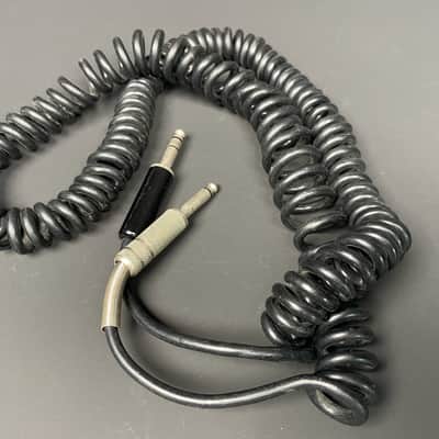 Vintage Belden & Switchcraft Coiled Guitar Cables Pair – 1/4" Instrument Cables 6' image 8