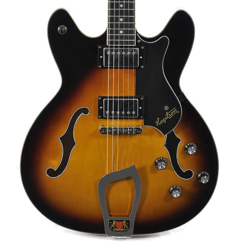 Hagstrom VIK-TSB Viking Semi-Hollow Tobacco Sunburst image 1