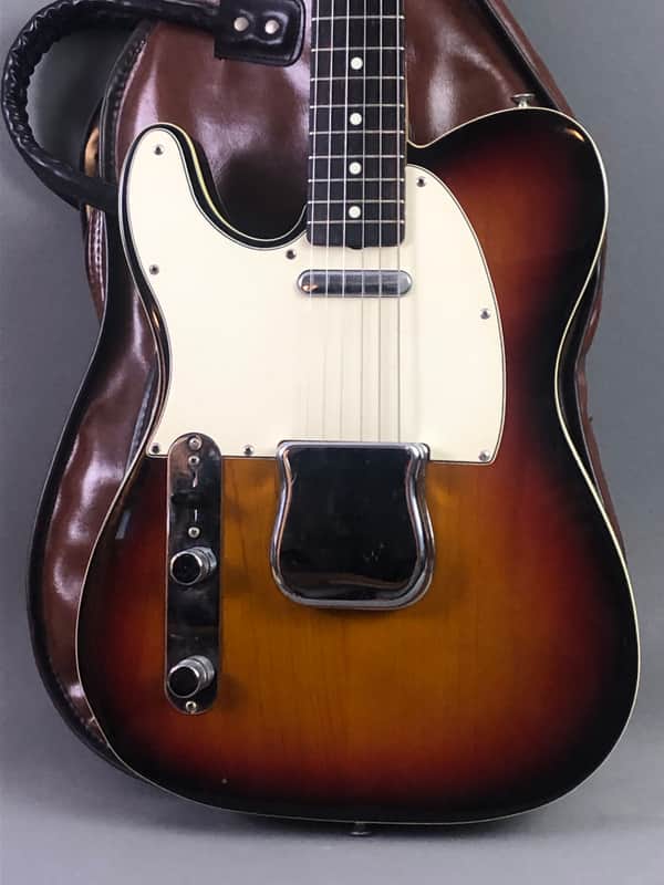 LEFTY! Vintage 1987 Fender ‘62 Reissue Double Bound 3 Tone Sunburst Custom Telecaster ‘60s Tele Rare Solid Alder Body 7.3 lb HSC image 1