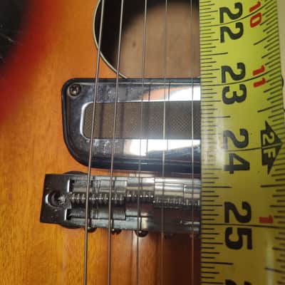 1960s  Meazzi Hollywood - Old Jazz - Semi Hollow Body Electric - Rare Guitar! image 15