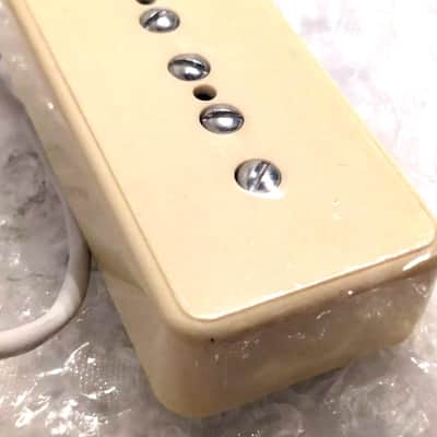 BHK P90 Soap bar Pickup Cream for Gibson style Guitar 5K Output UNUSED Condition image 5