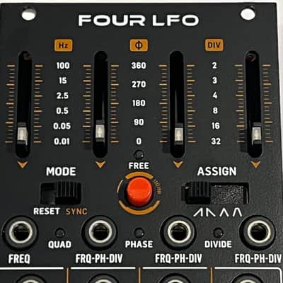 Behringer Four LFO Eurorack Module 2023 - Present - Black image 2