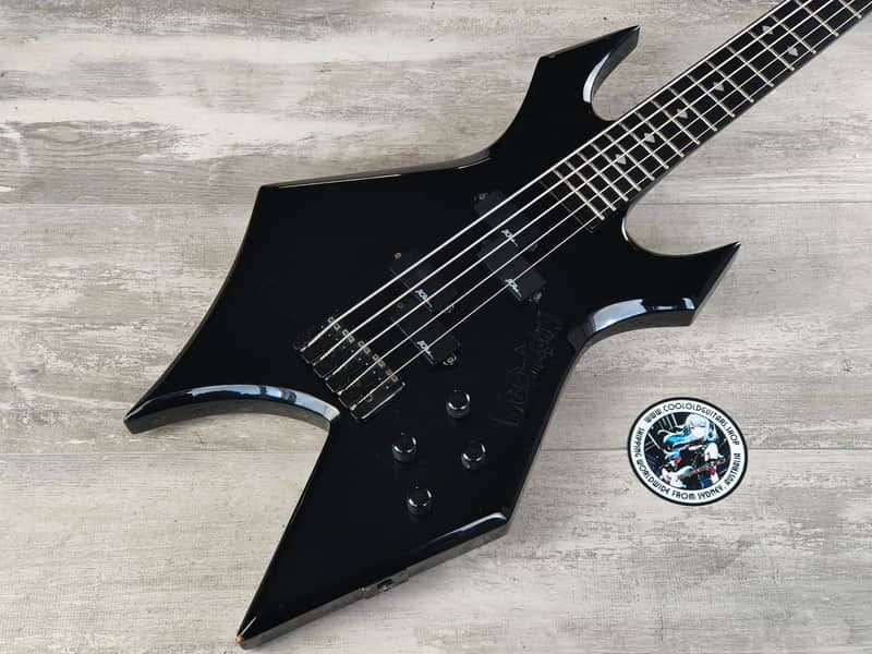 BC Rich 5-String Neckthrough Warlock Bass (Black) | Reverb
