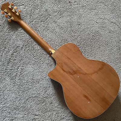 Luna Acoustic Electric Guitar, Pine Wood Top Body, Mahogany Neck image 7