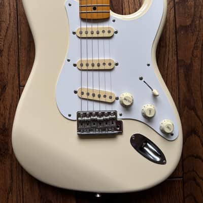 2011 Fender ST-57 Stratocaster ‘57 Reissue Vintage White MIJ Japan image 6