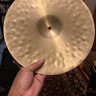Paiste Sound Creation 14 Dark Heavy Hi Hats Cymbals 1980s                    Vintage 602 hat image 9