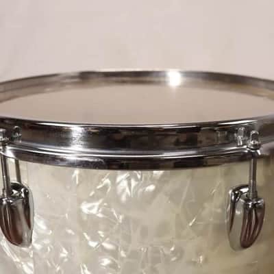 Slingerland 9x13" Concert Rack Tom Drum White Marine Pearl Vintage 1970's #2 image 8