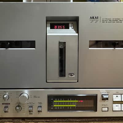 Akai GX-77 Reel to Reel Tape Deck – Serviced, New Belts, Working, AS-IS image 5