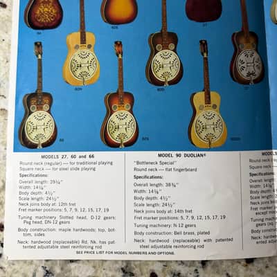 Dobro Catalog 1981 Model 27 60 66 90 Duolian 33 36 75 1000 114 15 12 image 3