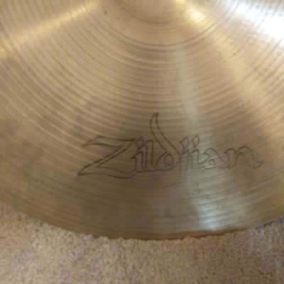 Zildjian Vintage Avedis 16 inch crash cymbal 1107 grams 1970s excellent! image 6