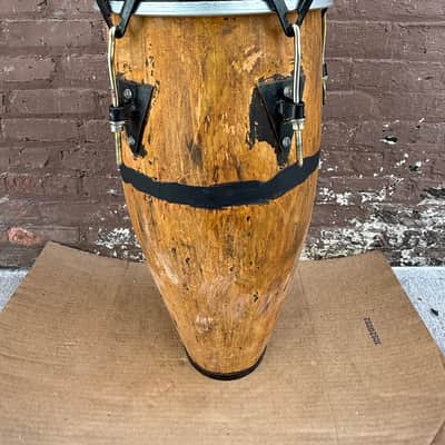 Unbranded 10.75" Wood Quinto Conga w/ Remo Symmetry Skyndeep Head – Used, Good Condition image 6