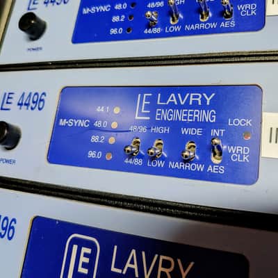 Lavry Engineering LE 4496 Blue Series M-AD-824 with Word Clock image 2