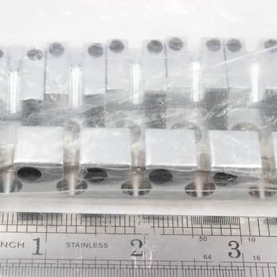 Mighty Mite 5-String High-Mass Bass Guitar Bridge - Chrome, Universal Professional Parts, New in Packaging image 7